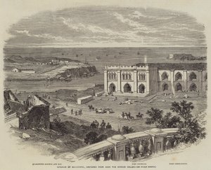 Interior de Sebastopol, dibujado desde cerca de la Galera de Bronce de Julian Portch