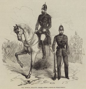 La policía montada de Crimea