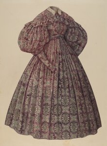 Vestido de casa, 1935-1942 de Julie C Brush