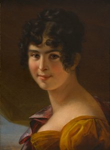 Retrato de Adèle Foucher 1803-1868, ca 1820 de Julie Duvidal de Montferrier
