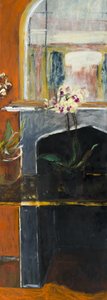 Interior con orquídea, 2016