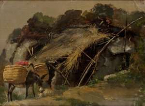 Estonio: "Paisaje italiano con burro"