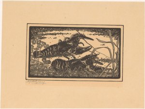 Dos cangrejos de río de Julie de Graag (signed by artist)