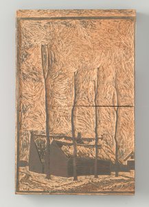 Cuatro árboles cerca de casas de Julie de Graag (signed by artist)
