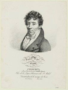 Cherubini, (Louis, Charles, Zénobi, Salvador, Marie) de Julien Leopold Boilly