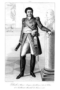 Henri Jacques-Guillaume Clarke 1765-1818, duque de Feltre y Mariscal de Francia, 1839 de Julien Leopold Boilly