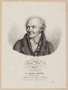 Instituto Real de Francia / Academia de Bellas Artes (Pintura) / Barón Denon / (Dominique Vivant) / Oficial de la Legión de Honor. de Julien Leopold Boilly