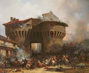 Combate en Porte Pannessac en 1562, c.1833