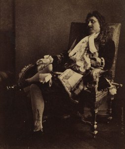 Sr. Leroux en el papel de Alceste en Le Misanthrope, mediados de 1850 de Julien Vallou de Villeneuve