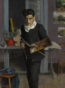 Autorretrato del artista en su estudio, 1898