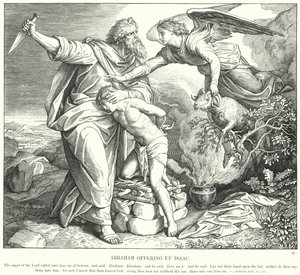 Abraham Ofreciendo a Isaac de Julius (after) Schnorr von Carolsfeld
