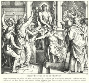 Cristo es entregado para ser crucificado de Julius (after) Schnorr von Carolsfeld