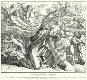David el Salmista, Petición de Julius (after) Schnorr von Carolsfeld