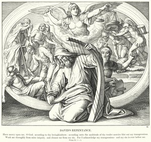 El Arrepentimiento de David de Julius (after) Schnorr von Carolsfeld