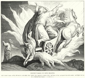 Elías Subiendo al Cielo (grabado)