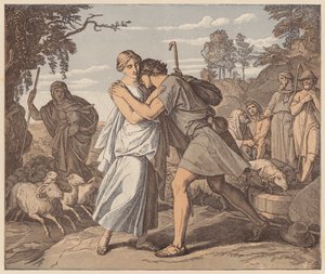 Jacob y Raquel en el pozo, Génesis, XXIX