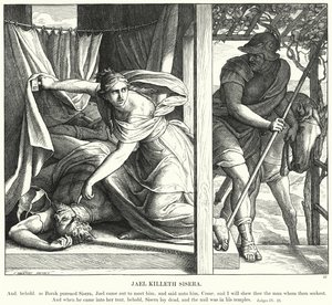 Jael Mata a Sísara de Julius (after) Schnorr von Carolsfeld