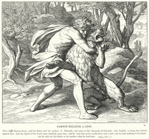 Sansón Mata a un León