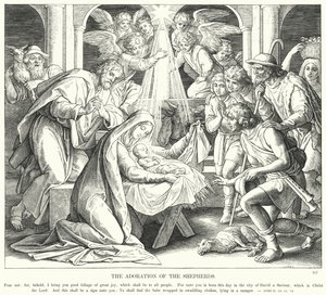 La Adoración de los Pastores (grabado)