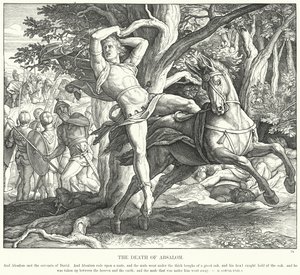 La Muerte de Absalón de Julius (after) Schnorr von Carolsfeld