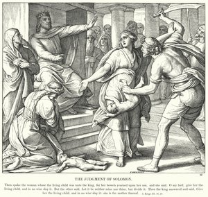 El Juicio de Salomón (grabado)