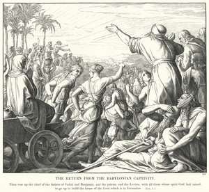 El Retorno de la Cautividad Babilónica de Julius (after) Schnorr von Carolsfeld