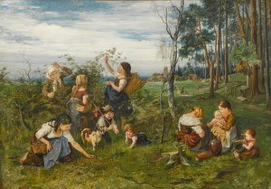 En las frambuesas. 1876