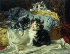 Gatitos Juguetones de Julius Adam