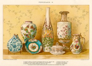 Porcelanas europeas por Julius Bien, c.1880 de Julius Bien