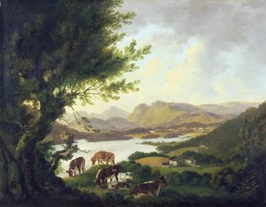 Lago Windemere de Julius Caesar Ibbetson