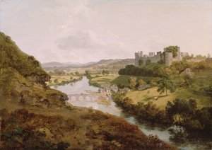 Castillo de Ludlow, Shropshire de Julius Caesar Ibbetson