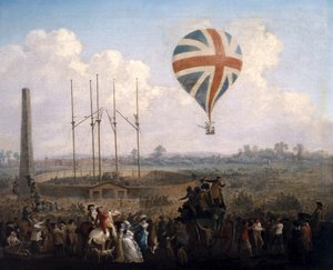 El nuevo globo de Mr. Lunardi, 29 de junio de 1785