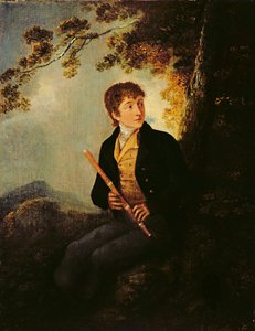 Retrato del hijo del artista, J.C. Ibbetson Jr. de Julius Caesar Ibbetson