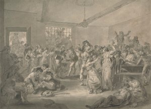 Los marineros se divierten y fríen relojes de Julius Caesar Ibbetson