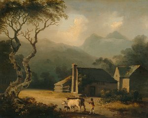 The Gathering Storm (óleo sobre tabla) de Julius Caesar Ibbetson
