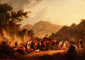 La apertura de una mina, Eskdale de Julius Caesar Ibbetson