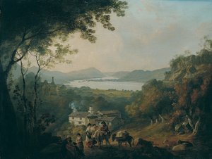 Windermere desde Troutbeck de Julius Caesar Ibbetson