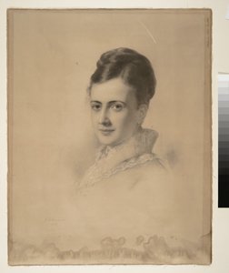 Retrato de la Sra. Potter Palmer (Bertha Palmer), 1874 de Julius Gollmann