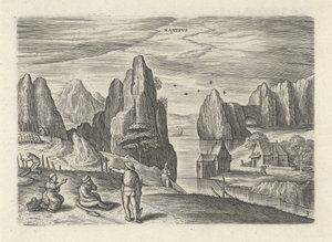 Marzo Martivs (título sobre objeto) Los doce meses (título de la serie) de Julius Goltzius