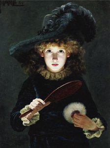Vistiéndose, 1885 de Julius Hare