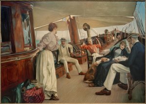 A bordo del yate "Namouna" de Julius Leblanc Stewart