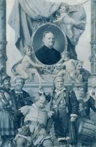 El actor del Burgtheater Bernhard Baumeister de Julius Schmid