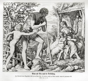 Adán y Eva después de su exilio del Edén, Génesis