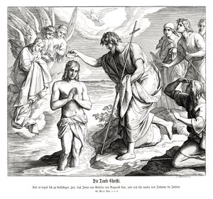 Bautismo de Cristo, Evangelio de Marcos de Julius Schnorr von Carolsfeld
