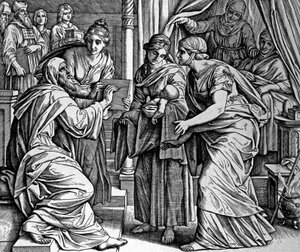 Nacimiento de San Juan Bautista de Julius Schnorr von Carolsfeld