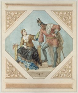 Brunilda y Hagen, ilustración para 