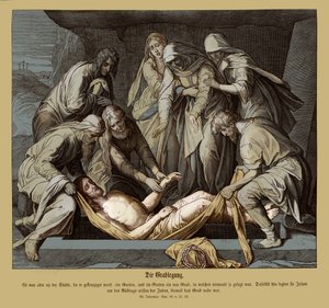 Entierro de Jesús, Evangelio de Juan