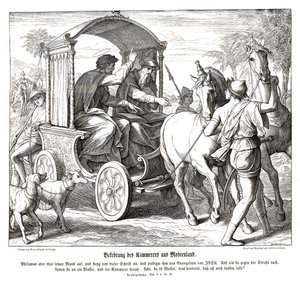 Conversión del eunuco, Hechos de los Apóstoles de Julius Schnorr von Carolsfeld