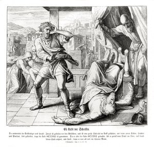 La muerte de Elí de Julius Schnorr von Carolsfeld