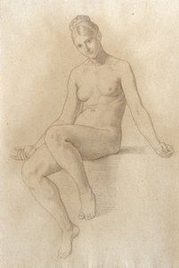 Desnudo femenino de Julius Schnorr von Carolsfeld